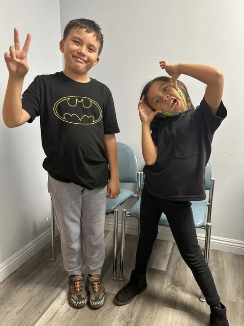 Happy patients after their visit