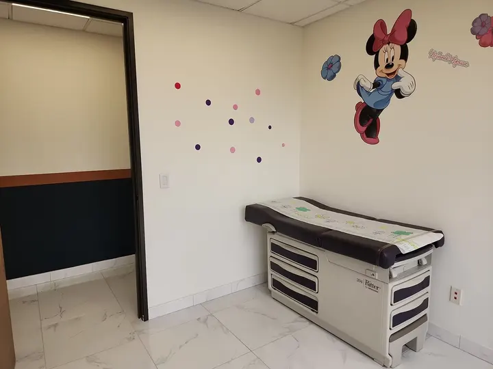Minnie Mouse exam room — Lighthouse Pediatrics, Torrance