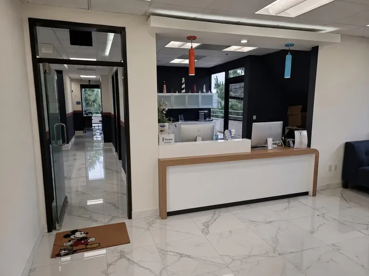 Our welcoming front entrance and reception desk — Lighthouse Pediatrics, Torrance